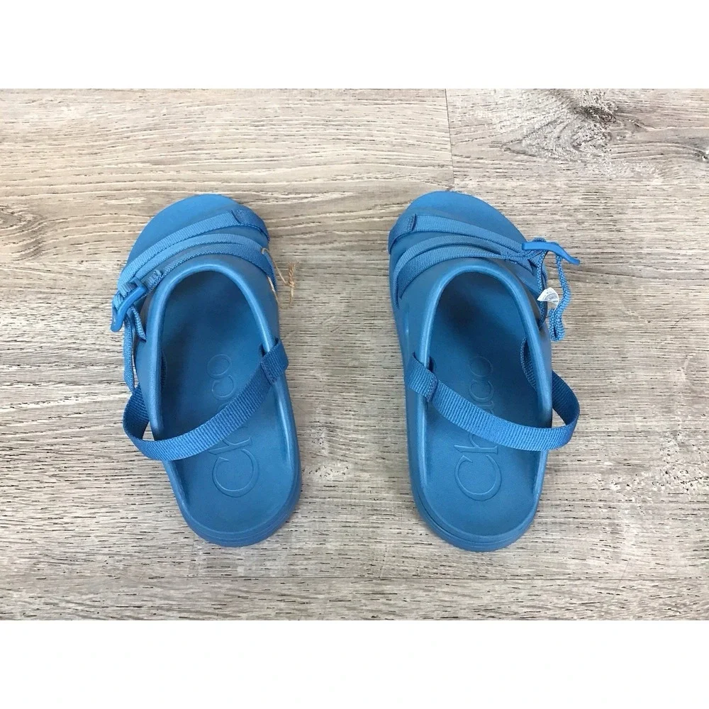 Chaco Ocean Blue Chillos Sport Strappy Adjustable Sandals Kids Size 6
